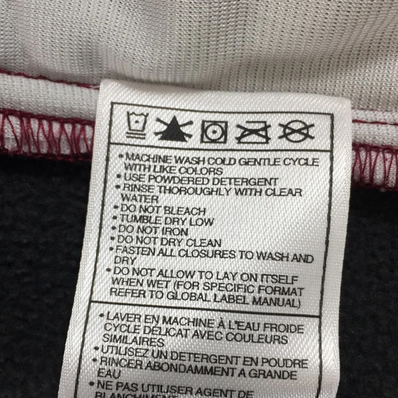 Nike ACG Thermal Layer 2 Red Gray Fleece Jacket Womens Medium Thumbhole Zip‎ Up - Picture 8 of 13